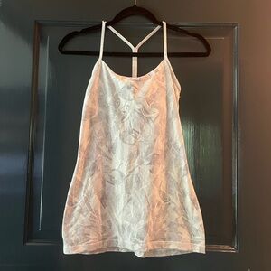 Lululemon grey and white running tank